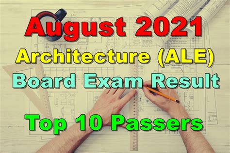 architecture exam result|G.